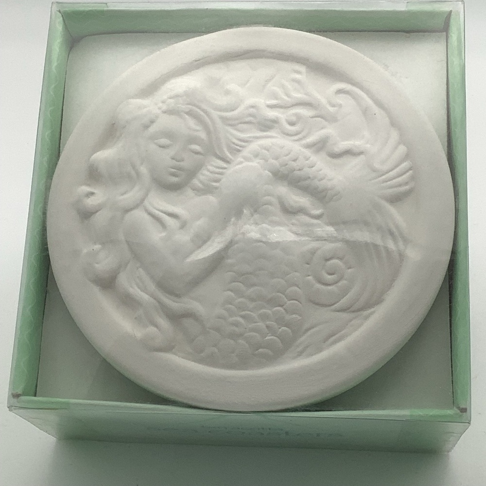 Set of Four Beachcombers Mermaid Terracotta Sea Coasters